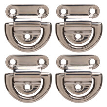 4 Sets of Folding Pad Eye for Yacht Deck Use