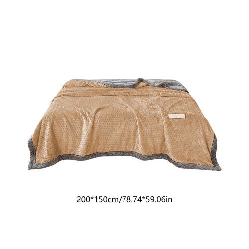 Winter Throw Blanket 59x79 inch Coffee Soft Warm 2