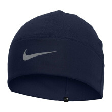 (One Size, Navy) Nike Therma Fit Swoosh Fleece Beanie