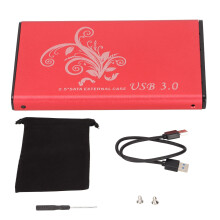 Hochgeschwindigkeits-Festplattengehäuse (5 Gbit/s, 2,5 Zoll), Aluminiumlegierung, unterstützt USB 3.0 (Plug & Play), LED-Anzeige, breite