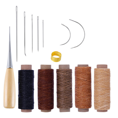 Είδη χειροτεχνίας δέρματος DIY, Κλωστή επισκευής δέρματος για έργα καμβά,