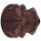 Cool Skull Guitar Pick Type B Black Solid Wood 1