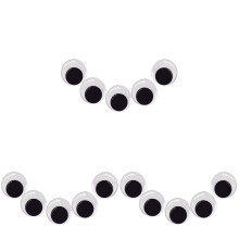 300Pcs Multi -Adhesive Wiggle Eyes for Crafting and Play