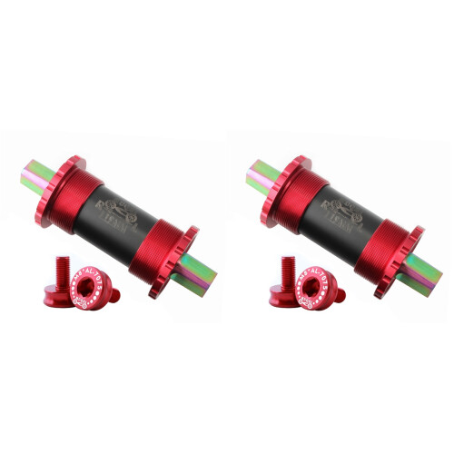 2Pcs Red Ceramics Central Bearings for Folding and Highway Bikes