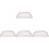 4Pcs Durable PVC Gutter Accessories White Downspout End Caps 1