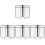 8Pcs Clear Portable Menu Covers PVC Binders for Restaurants 1