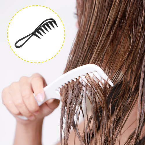 2 τεμάχια χτένα Afro Wide Tooth για μεγάλα μαλλιά, χτένα με πιρούνι για άνδρες και 2
