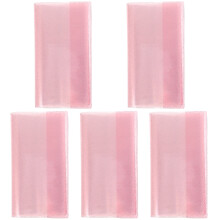 5Pcs Ds PVC Pink Ticket Album Sturdy Cards & Photo Organizer Storage