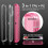 Capa protetora resistente a impactos, anti-queda, tripla camada, transparente, compatível com iPhone 15, rosa cristal. 3