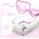 Capa protetora resistente a impactos, anti-queda, tripla camada, transparente, compatível com iPhone 15, rosa cristal. 6