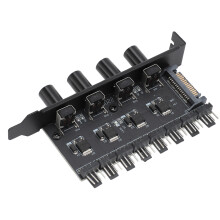 8-Channel 12V Fan Controller 4PIN/3PIN, SATA-Power