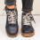 Willtoo Damen-Lederstiefeletten Dunkelblau 5