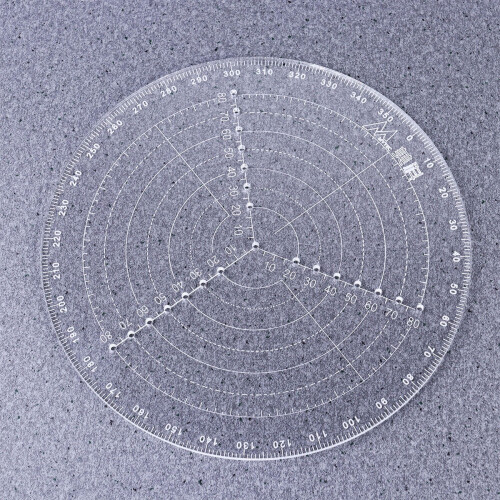 Measuring Circle Maker Tool Carpenter Centering Ruler 2