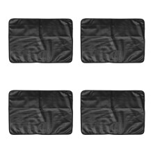 4Pièces Housses Moniteur Noires Respirantes PU Nylon Pour 24"