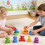 Set de jucării cu ouă de Paște, din plastic, cu tematică animală, 6 bucăți 5