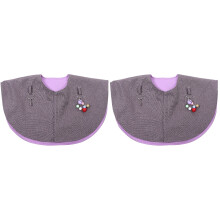 2Pcs Assorted Color Parrot Training Shoulder Pad Durable Fabric Cape