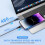 Καλώδιο USB-C σε Lightning από νάιλον πλεγμένο, 4 τεμάχια, 6ft10ft 5