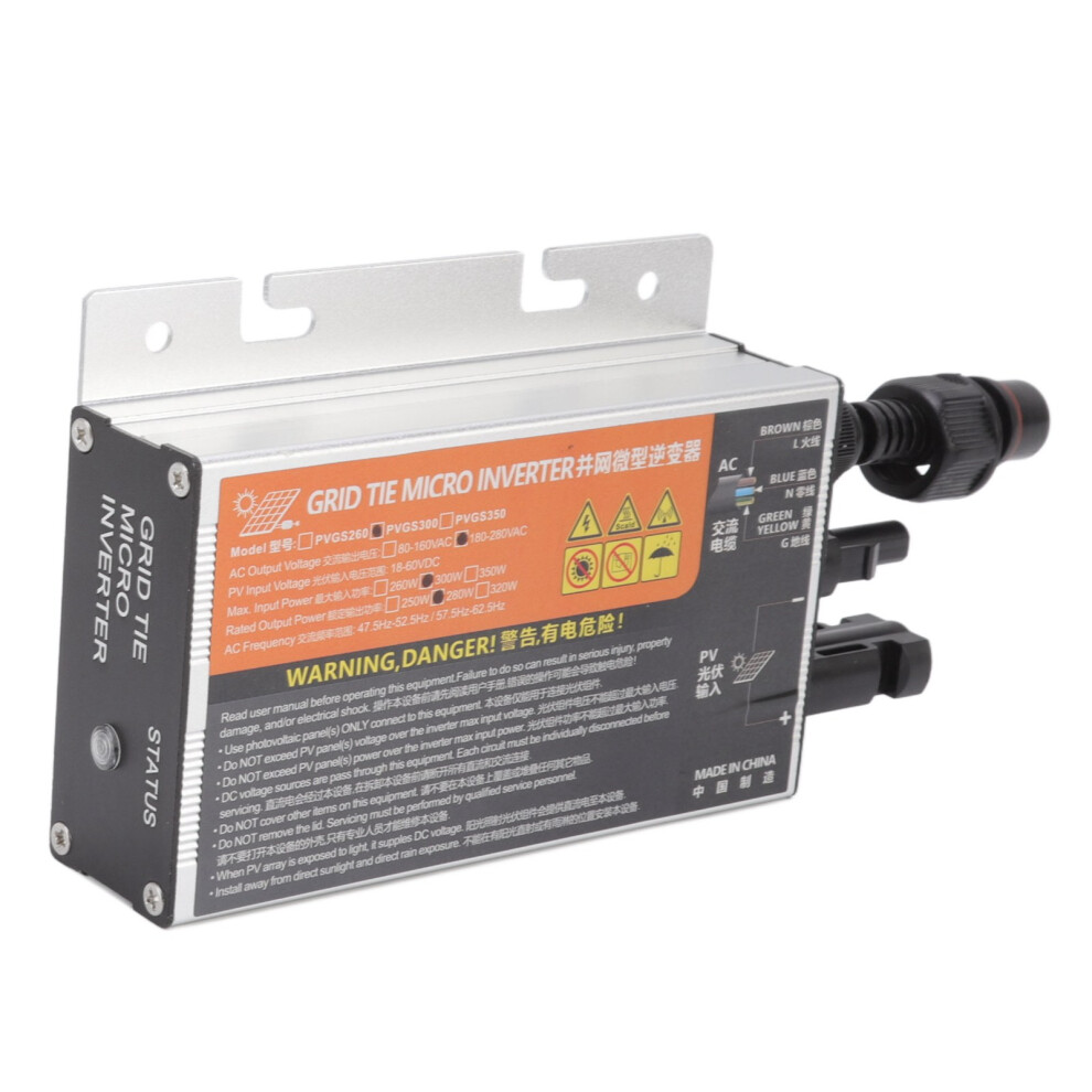 300W Grid Inverter Solar Micro 18-60V Ac220v 7340572864284