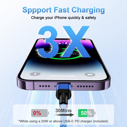 20W USB-C PD nabíjačka s 1,8 m USB-C káblom do Lightning 2