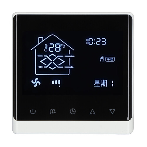 Elegant ABS Shell Design, High-Accuracy Temperature Control, Smart Touchscreen Thermostat for Personalized Climate Management 1