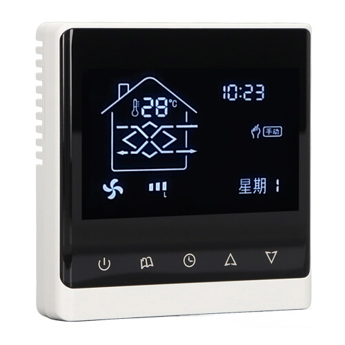 Elegant ABS Shell Design, High-Accuracy Temperature Control, Smart Touchscreen Thermostat for Personalized Climate Management 2