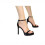 Women's Leather Open Toe Sandals with Cutout Strap High Heels 3