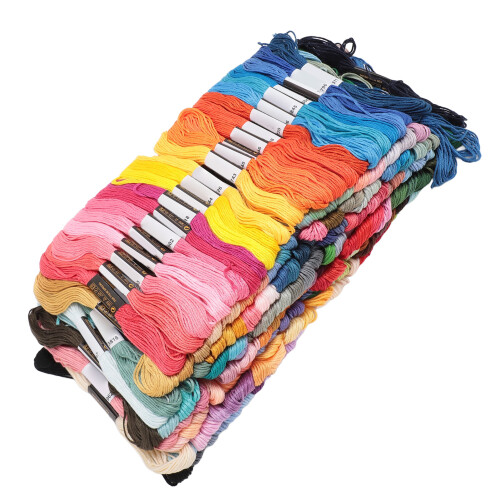 Σετ κεντήματος Floss200Color Rainbow για τέχνη και χειροτεχνία, ζωηρά, ανθεκτικά νήματα για 2