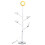 Modern Dimmable Floor Lamp, Eye Protection Standing Lamp with Full-angle Lighting for Multi-functional Use (Black) 1