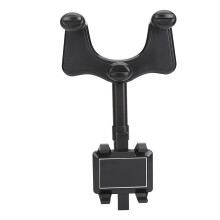 Supporto per telefono con specchio retrovisore girevole a 360, portasmartphone universale per auto