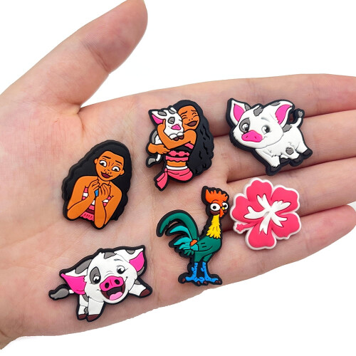 Moana PVC Shoe Charms Pack 15 Pieces 2