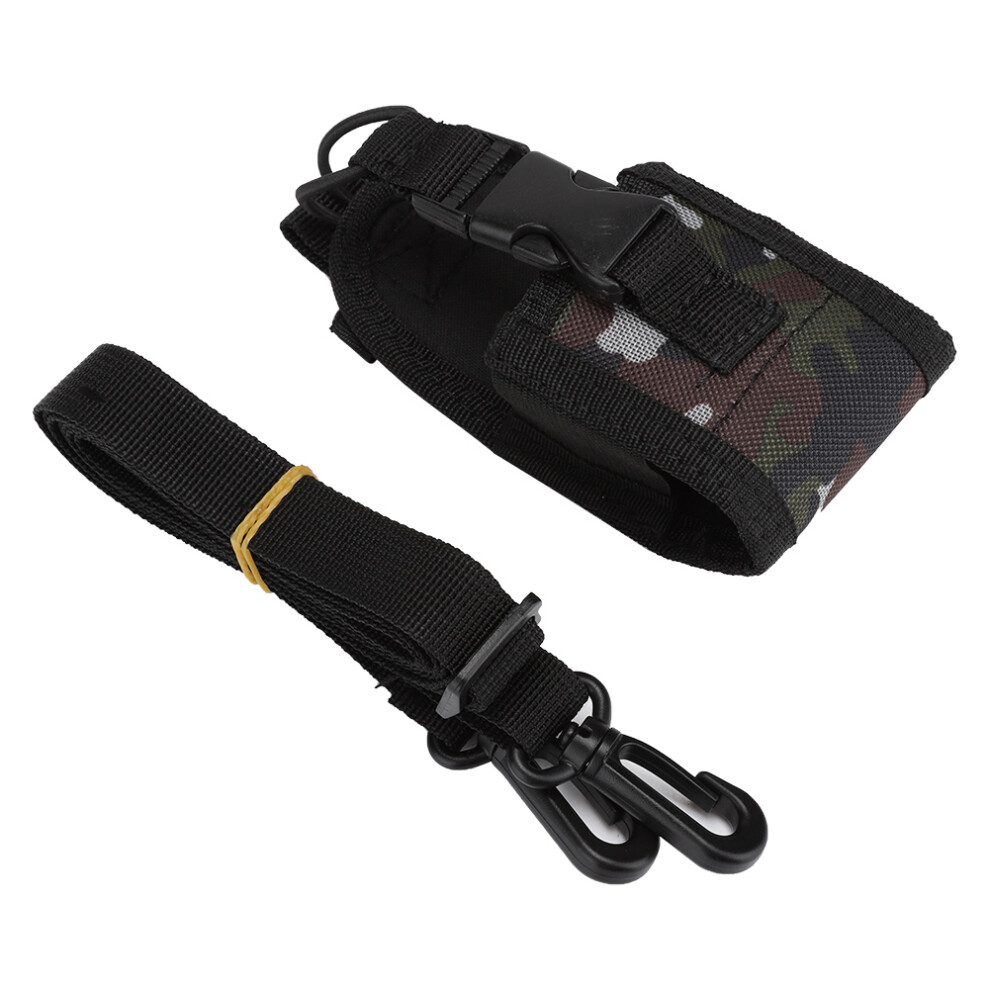 Adjustable Shoulder Strap Holster Case, Multi Function Universal Pouch For Two Way Radio, Walkie Talkie Protective Gear For Law Enforcement Security 9365509903650