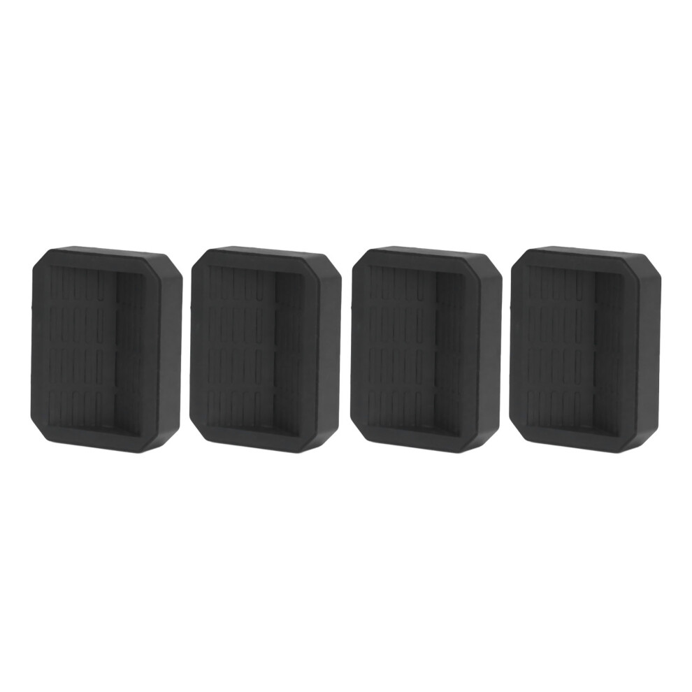 4Pcs Rubber Chair Caster Fixing Pads Noise-Reducing Wheel Protectors 4661390587142