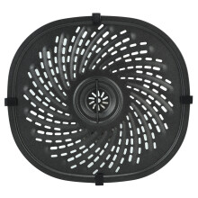 Deep Fryer Crisper Plate for7qt, Iron with Rubber Sleeve