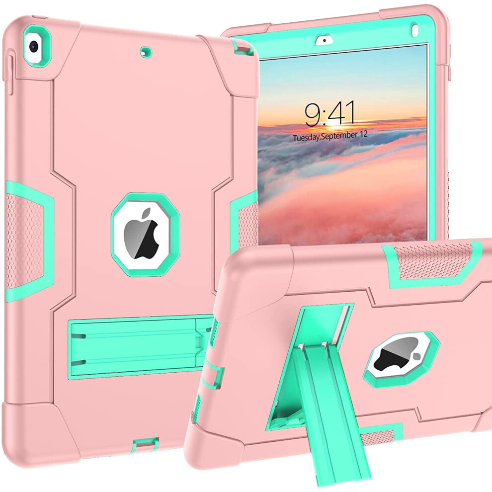 3-Layer Rugged Case Compatible With Ipad Air 3 (10.5", 2019) & Ipad Pro 10.5" (2017), Shockproof With Kickstand 9313598228673