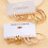 Metal Fried Dough Twists Chain Earrings Set 1