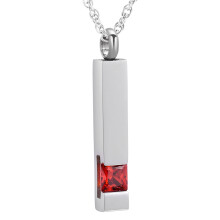 Urn Necklaces for Ashes Birthstone Cube Urns for Human Ashes Memorial Cremation Urn Locket Keepsake Ashes Jewelry