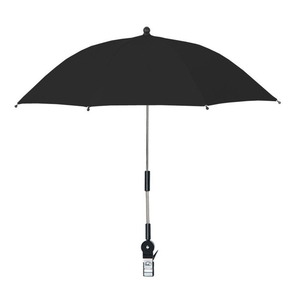 360Degree Rotatable Sunshade, Steering Adjustable Stroller Umbrella Universal Baby Stroller Accessory With UV Protection And Waterproof Canopy