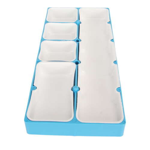 Portable Watch Hardware Organizer Rubber Lined Storage Box Stackable Container With Removable Trays For Easy Access And Customizable Layout 2
