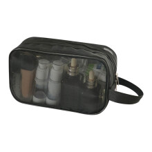 Portable Mesh Shower Bag for Gym Toiletry Organizer for Travel Bathroom Caddy for Men and Women Ideal for College Camping and Dorm Use