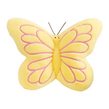 Coussin papillon 45 x 45 cm, coussin décoratif doux et moelleux pour canapé, salon, chambre, décoration de Noël et de fêtes