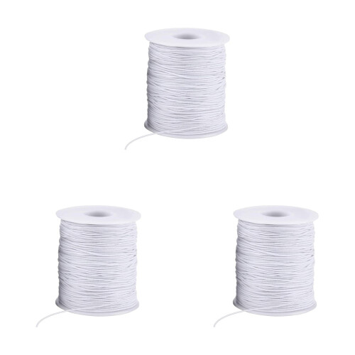 Elastic Band Thread 1mm Wide 50m per Roll