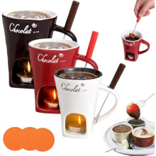 Sweet Fondue Cup Set Ceramic 3 pcs