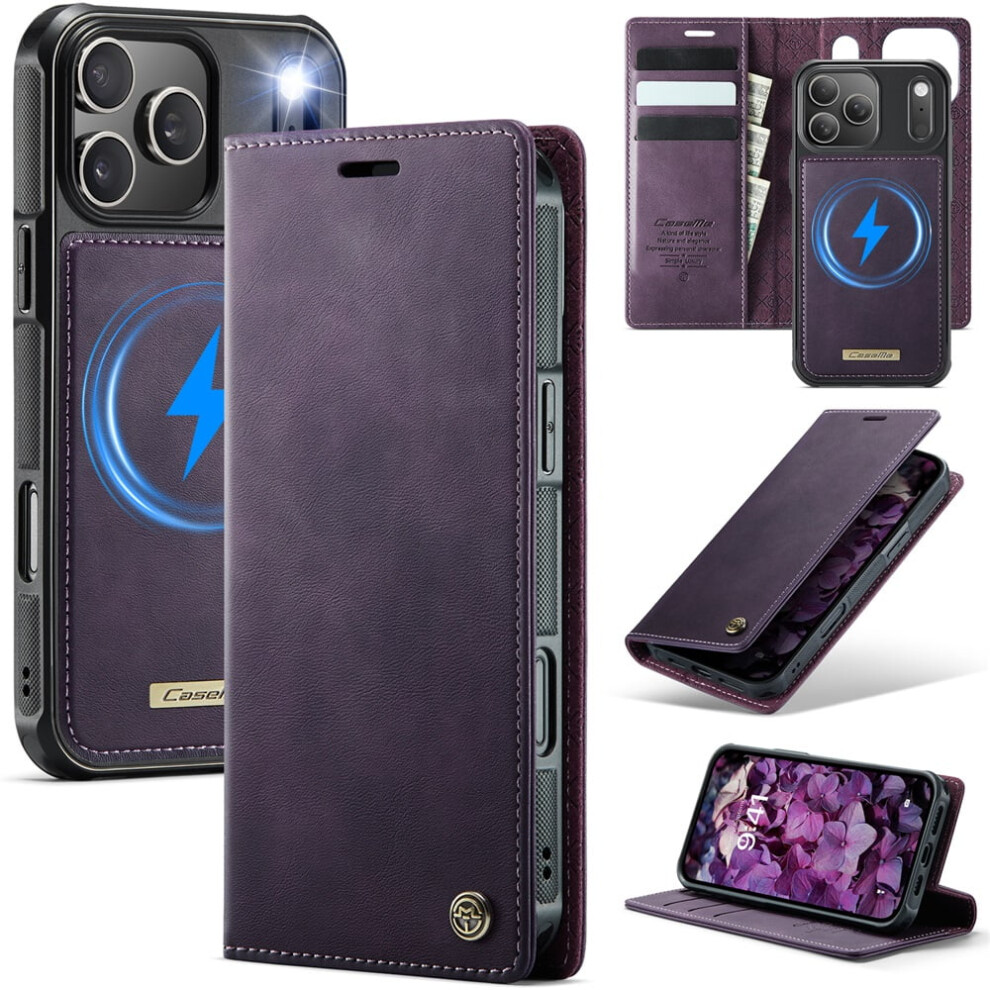 Caseme Iphone 17 Pro Max Wallet Case Purple 908436817578