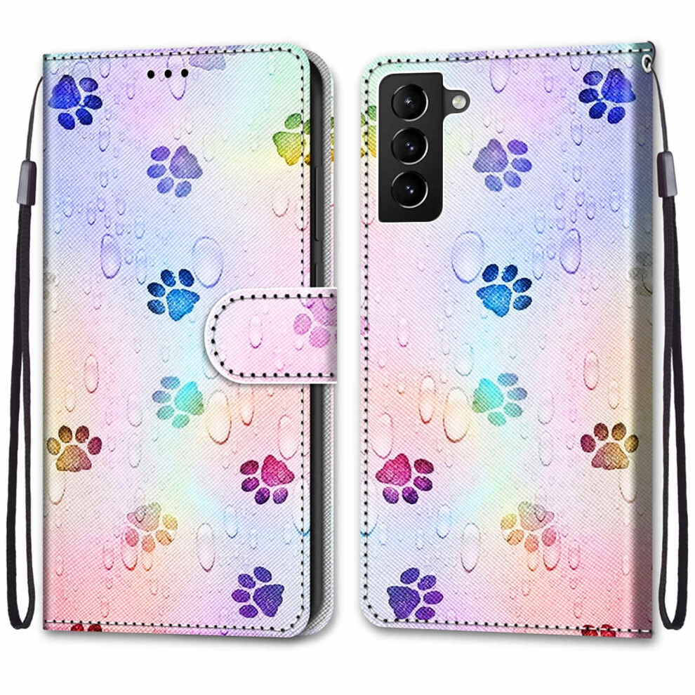Wallet Phone Case For Samsung Galaxy S22 (6.1"), Pu Leather Flip With Kickstand, Magnetic Clasp & Card Slots Â Compatible With S22 9313598229465