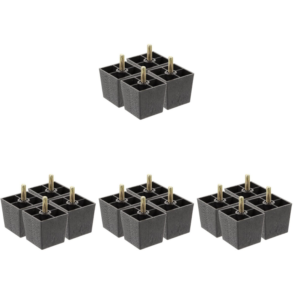 16Pcs Furniture Replacement Legs Square Cabinet Heightened Legs Couch Feet Sofa Feet 9313598229311