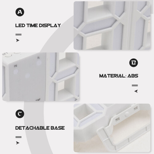 LED digitale wekker met snooze- en nachtmodus 2