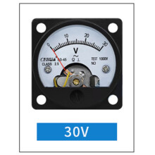 AC Voltmeter Analog Pointer Panel Meter 45mm
