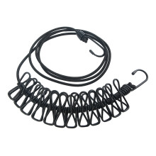 Hangers Outdoor Camping Travel Home Retractable Clothesline With Clips Clothesline Portable Windproof Non-Slip Drying Rope 12 Clips