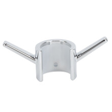 3Pcs ABS Shower Rod Hooks - Clip-On Bathroom Kitchen Accessories