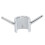 3Pcs ABS Shower Rod Hooks - Clip-On Bathroom Kitchen Accessories 1